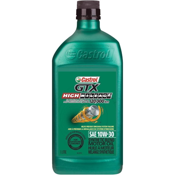 Castrol GTX High Mileage 10W30 1 L 1 L Walmart ca castrol-gtx-high-mileage-10w30-1-l-1-l-walmart-ca