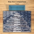 thumbnail image 6 of Luxe Weavers Modern Area Rug Abstract Pattern - Dark Blue, Light Blue / 8 x 10, 6 of 10