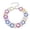 White, variant on Bohemian Exaggerated Big Colorful Geometric Choker Necklace for Women Men Thick Chain Acrylic Clavicle Chain Necklace Jewelry Gift