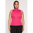 thumbnail image 2 of Womens Plus Size Sleeveless Mock Neck Top, 2 of 4