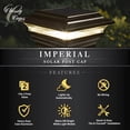 thumbnail image 5 of Classy Caps 4x4 Imperial Solar Post Cap - Fits 3.5"x3.5" and 4"x4" Posts - Bronze Aluminum, 5 of 10