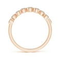 thumbnail image 2 of ANGARA Natural Vintage Inspired Diamond Fashion Ring in 14K Rose Gold for Women (Size-2.6mm| Color-K| Clarity-I3) | April Birthstone, Anniversary, Jewelry Gift for Women | Natural Diamond Ring, 2 of 10