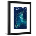 thumbnail image 1 of Satellite view of Eleuthera Island and Atlantic Ocean, Bahamas, Scenic Framed Art Print Wall Art Sold by Art.Com, 1 of 5