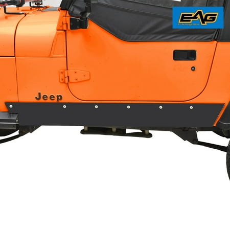 EAG Rock Sliders Rock Rails Guards Off Road Armor Fits for 87-95 Wrangler YJ