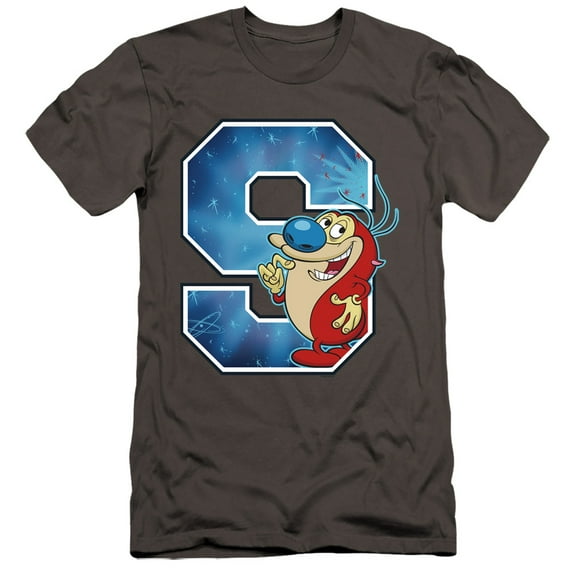 Ren And Stimpy S Is For Stimpy Unisex Adult Canvas Brand T Shirt