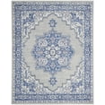 thumbnail image 3 of Nourison Whimsicle Persian Farmhouse Grey Blue 8'4" x 11'6" Area Rug, (8' x 12'), 3 of 9