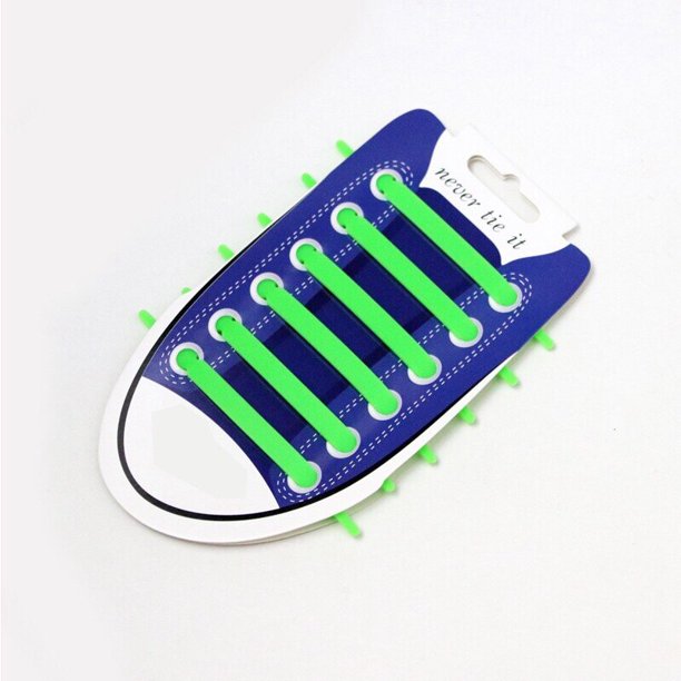 12 unids/lote de cordones elásticos de silicona para zapatos, cordones especiales para zapatos sin atar, cordones para hombres y mujeres, zapatos con cordones, cordones de goma L2France Gao Jinjia LED