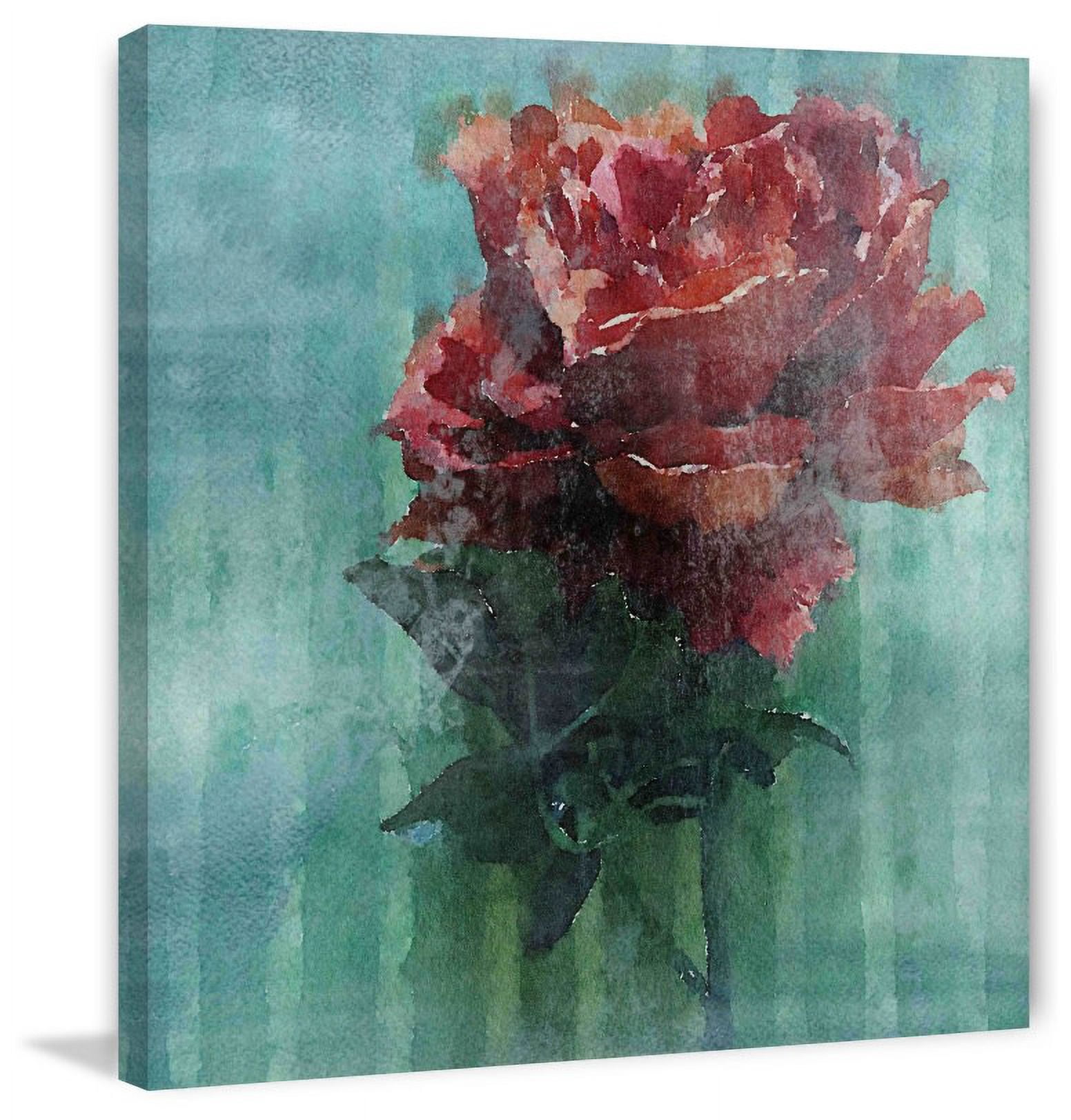 Marmont Hill - "Love in Red" by Irena Orlov Painting Print on Wrapped Canvas