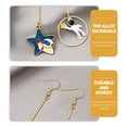 thumbnail image 3 of ADDHAT 1Par Aretes Colgantes Multicolor Para Mujer Accesorios Y Con Estilo, 3 of 7