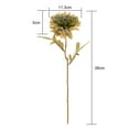 thumbnail image 5 of Hloma Artificial Flower Realistic Delicate Home Party Ornament Solid Color Fake Dahlias with Stem for Wedding Celebration, 5 of 8