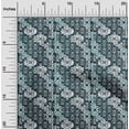 thumbnail image 1 of oneOone Georgette Viscose Fabric Check Kasuri Print Fabric By Yard 42 Inch Wide, 1 of 4