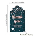 thumbnail image 5 of Inkdotpot Real Rose Gold Foil ThankYou From The New Wedding Tags Favor Hang Paper Tags 100 Pack, 5 of 6