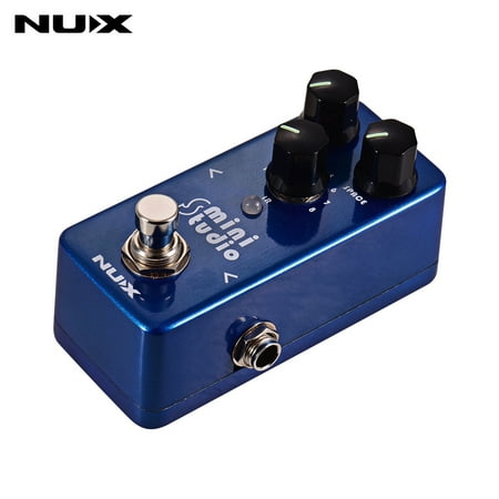 NUX NSS-3 Mini Studio Speaker Cabinet Simulator Effect Pedal Impulse Response IR Loader Built-in 8 Speaker Cabinet (Best Leslie Simulator Pedal)