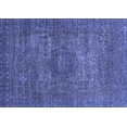 thumbnail image 1 of Ahgly Company Machine Washable Indoor Rectangle Abstract Blue Modern Area Rugs, 8' x 12', 1 of 4