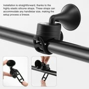 BENGGUO Horn,Bike 120db Button Battery Powered 120db Decibel Bike Bell IP4 Waterproof Bike USB Powered Elastic Powered Bell Safety Road Bikes Bell USB Powered BUZHI Fat Bikes Road 5 Modes IP4