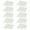 White, variant on Voiceine Cheesecloth Mesh Filter Bags Butter Muslin Cloth 50cm Reusable Strainer Gauze Kitchen Filter Bag For Tofu Juicing Coffee Canning Sprouting White 10Pcs