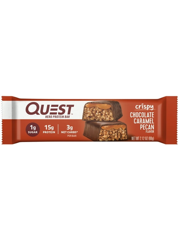 Quest Chocolate Caramel Pecan Hero Bar, 1Pk