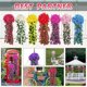 thumbnail image 3 of Flores artificiales colgantes para exteriores, hiedra violeta, plantas y flores colgantes falsas para el hogar, bodas, jardín, patio, cestas colgantes, guirnalda de glicina, ramo de orquídeas,, 3 of 8