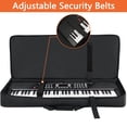 thumbnail image 3 of Funda para teclado SNIGJAT de 61 teclas blanda con bolsillos impermeables, 3 of 8