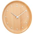 thumbnail image 1 of Seiko Clock Wall Clock Natural Color Wood Diameter 270 × 37mm Analog KX622H, 1 of 5