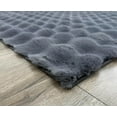 thumbnail image 5 of GLORY RUGS Area Rugs Bubble Soft Faux Rabbit Fur Rug 8x10 Polar Gray Plush Carpet Shag Cozy Fluffy Rug Non Slip Rugs, Machine Washable Shaggy Area Rug Bedroom Living Room and Dining Room., 5 of 5