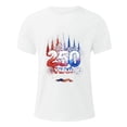 thumbnail image 4 of Yindaity Flag Shirts for Men Men's Graphic Tees, Short Sleeve USA Flag Crewneck Casual American Patriotic Regular T-Shirt for Men(White,XL), 4 of 9