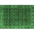 thumbnail image 1 of Ahgly Company Indoor Rectangle Persian Emerald Green Traditional Area Rugs, 2' x 3', 1 of 4