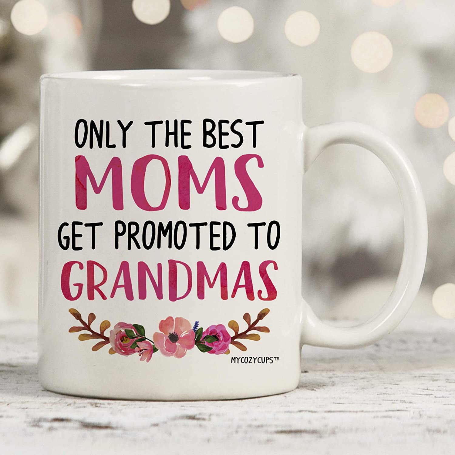 Promoted to Mommy Gift Mug Announcement Pregnant Baby Mother Mom 