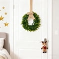 thumbnail image 7 of 1Pcs Artificial Greenery Spring Summer Swag Wreaths, Eucalyptus Candle Rings & Kitchen Cabinet Wreaths with Ribbon for Front Door, Porch, Wall, Window, Farmhouse Decor 15.7 Inch Green, 7 of 7