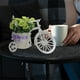 thumbnail image 4 of Ornamento de escritorio de la rejilla de almacenamiento de la planta del soporte artificial en forma de bicicleta en forma de bicicleta para el escritorio para el hogar, 4 of 6