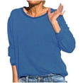 thumbnail image 1 of Chandail à Capuchon Décontracté Uni à Col Rond à Manches Longues pour Femmes, Haut de Designer, Chandails à Capuchon pour Femmes, Chandail à Capuchon Sans Capuchon, Vestes pour Sortir, Chandail à Capuchon Athlétique Grande Taille, Chandail à Capuchon Court, Chandails à Capuchon Doublés Grande Taille pour Femmes, 1 of 7