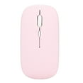 thumbnail image 1 of Ratón inalámbrico ultrafino, silencioso, portátil, para juegos, oficina, accesorios de ordenador (rosa), 1 of 14