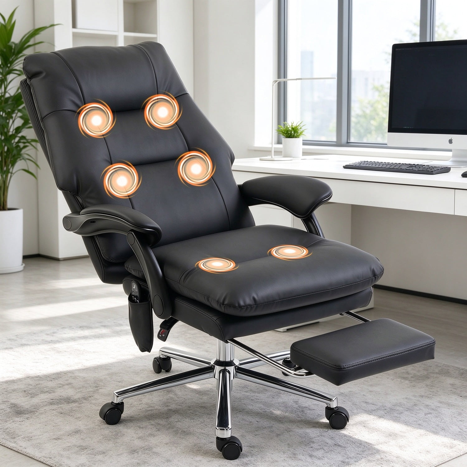 edoemse ergonomic massage office chair product