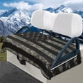 thumbnail image 2 of Aplkyhs Camo Flag Golf Cart Seat Covers Club Car Lightweight Golf Blanket Fits All EZGO Club Car and More Golf Carts Foldable Keep Warm in Winter, 2 of 7