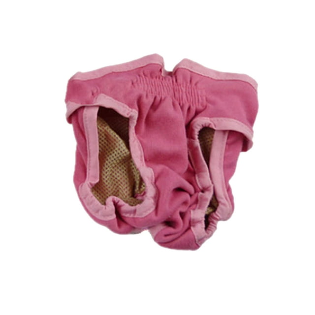 Pañales cómodos para perros con correa de sujeción fuerte, bragas reutilizables lavables para mascotas pequeñas, 4 colores, disponibles Salvador pañal para perros