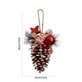thumbnail image 3 of onlyliua Promoción de Temporada Decoraciones Navideñas Piñas Grandes Hechos a Mano Materiales de Bricolaje Frutas Flores Secas Accesorios de Tiro Adornos, 3 of 6