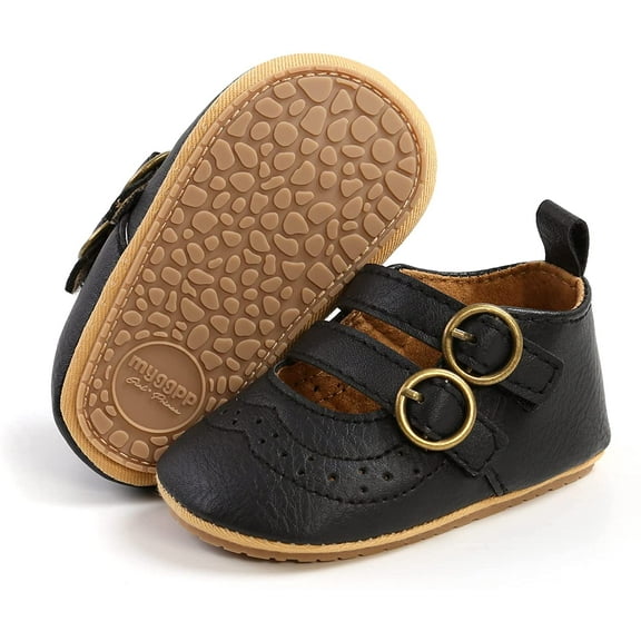Premium Baby Girl Shoes, Infant Toddler Walking Shoes, Soft Sole Princess Mary Jane Shoes Prewalkers Wedding Dress Shoes Crib Shoes
