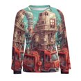 thumbnail image 7 of Sweatshirt For Womens Crewneck Fire Engine Car Truck Hoodies Teen Girls Cute, 7 of 7