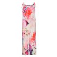 thumbnail image 4 of Mefallenssiah Women Ladies Printed Summer Sleeveless Backless Loose Long Playsuits Rompers Jumpsuit, 4 of 5