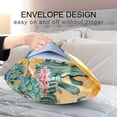 thumbnail image 3 of Ryvnso Satin Pillowcase Cactus Flowers on Orange Background Pillow Cases Standard Size 40x20in, 3 of 6