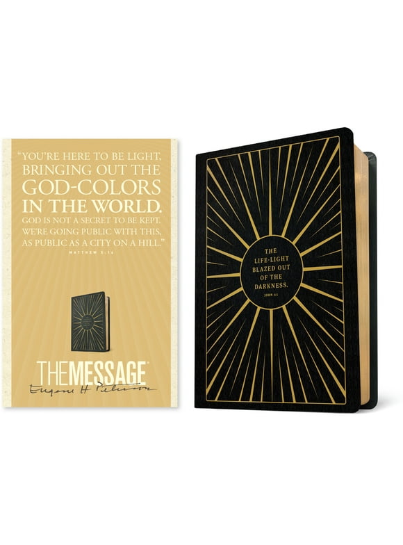 The Message Anniversary Edition (Leather-Look, Life-Light Black) (Other)