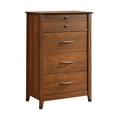 thumbnail image 3 of Sauder Carson Forge 4-Drawer Bedroom Chest, Washington Cherry Finish, 3 of 9