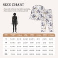 thumbnail image 4 of Sikiie Rabbit And Butterfly Women's Long-Sleeve Shirt and Full-Length Bottom Pajama Set (s-xxl)-Large, 4 of 7