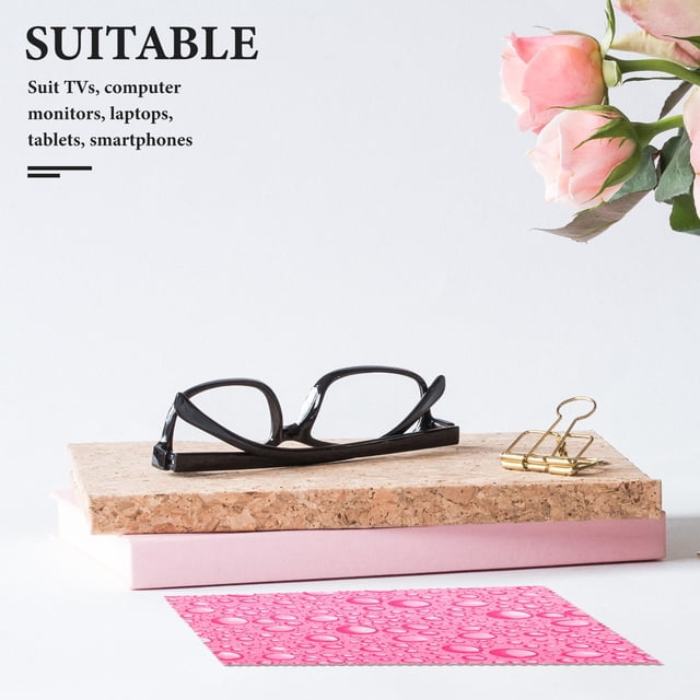 unbranded 10Ud Paños De Limpieza Reutilizables Para Gafas Lentes Y Pantallas De Dispositivos