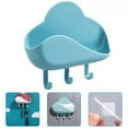 thumbnail image 3 of QLFSCXG Cloud Shape Soap Box Punch-Free Key Holder Home Storage Dishs Bathroom Kitchen Tool, 3 of 9