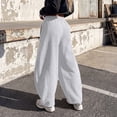 thumbnail image 6 of SUNBS Barrel Sweatpants For Women Wide Leg Pants Sweat Jogger gym workout cotton casual y2k Pants, 6 of 9