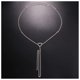 thumbnail image 2 of Cadena de corazón con diamantes de imitación, joyería en forma de corazón, tanga de cristal, tanga, tanga, tanga, bikini, cinturón de cristal, cadena para mujer (plata), 2 of 5