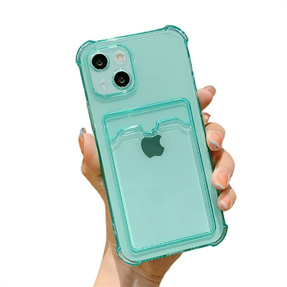 TECH CIRCLE Case for iPhone 14 Pro (6.1") 2022 - Lightweight TPU Case with Card Slot, Green
