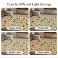 thumbnail image 7 of ODIKA 6'x9' Ivory Garden Cream Estate Washable Area Rug Botanical Motifs With Whimsical Fox And Butterfly Accents Easy Care, Non-Shedding, for Queen Size Bedroom Under Bed Master Suite, 7 of 7