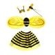 thumbnail image 5 of Kit de disfraz de abeja para niñas, accesorios para fiestas de carnaval y disfraces Amarillo, 5 of 9